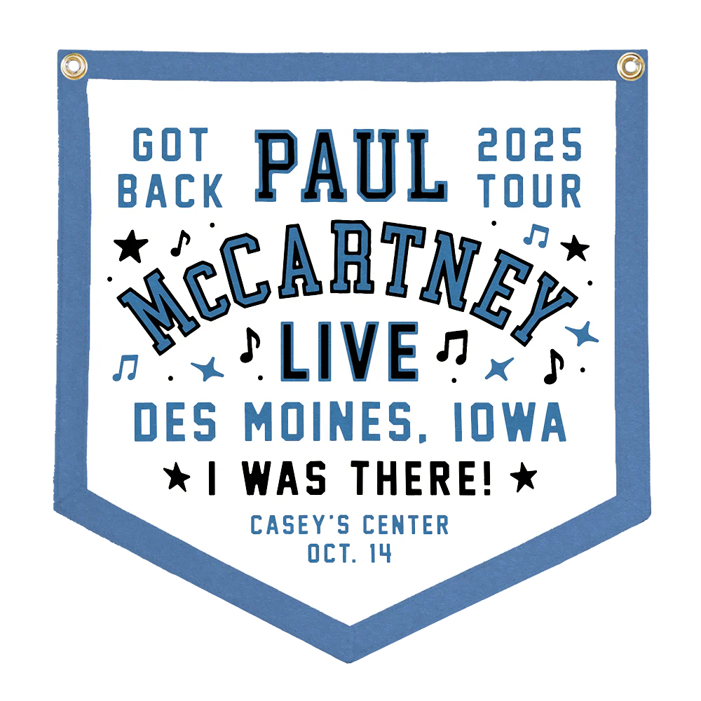 Got Back 2025 Des Moines Event Camp Flag